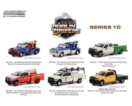 Greenlight 1:64 Dually Drivers Series 10 Assortment - Image 2