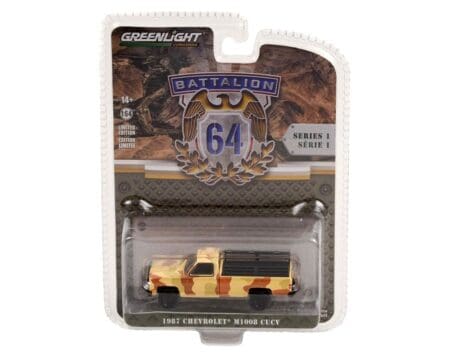 Greenlight 1:64 Battalion 64 Series 1 - 1987 Chevrolet M1008 CUCV (Desert Camouflage)