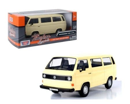 Motormax 1:24 Volkswagen Type 2 (T3) - Beige - Timeless Legends