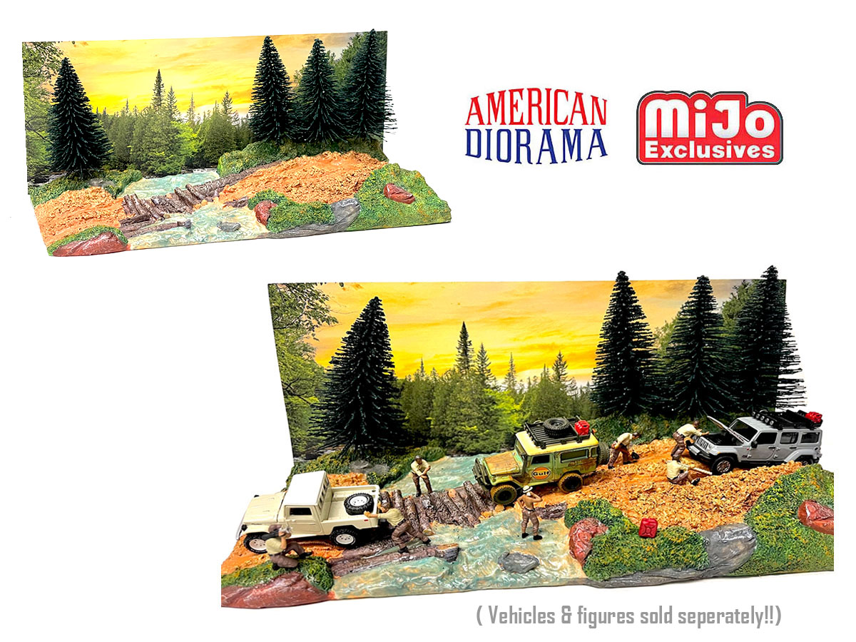 American Diorama 1:64 Figure Set - Off Road Adventure 2 - MIJO Exclusives