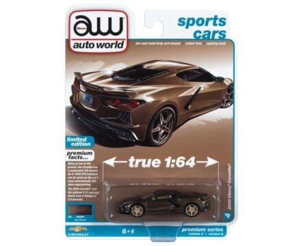 Auto World 1:64 2020 Chevrolet Corvette (Zeus Bronze) - Premium 2022 Release 2 Version A