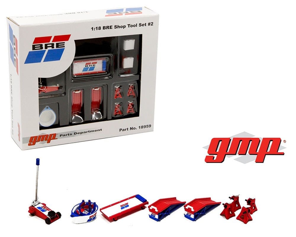 GMP 1/18 ブロック　レーシング　エンタープライズ　ショップツール セット GMP Parts Department 1:18 BRE Shop Tool Set #2 - M & J Toys Inc