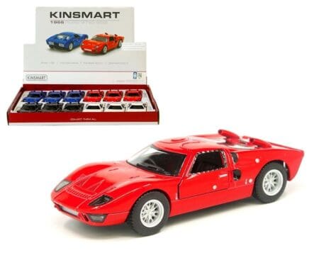 Kinsmart 1:32 1966 Ford GT40 MK II 5" (KT5427D) - Display Tray Set of 12