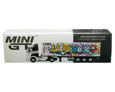 Mini GT 1:64 Mercedes-Benz Actros with 40' Container LBWK Kuma Graffiti - LHD