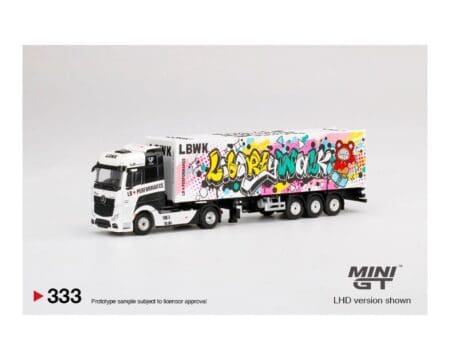 Mini GT 1:64 Mercedes-Benz Actros with 40' Container LBWK Kuma Graffiti - LHD - Image 3