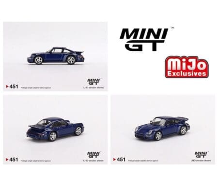 Mini GT 1:64 RUF CTR Anniversary Dark Blue - Mijo Exclusive USA