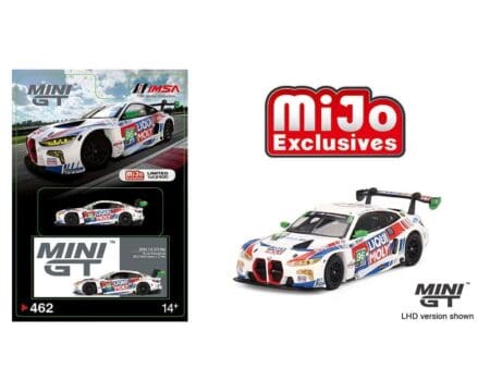 Mini GT 1:64 Mijo Exclusives BMW M4 GT3 #96 Turner Motorsports 2022 IMSA Daytona 24 Hrs