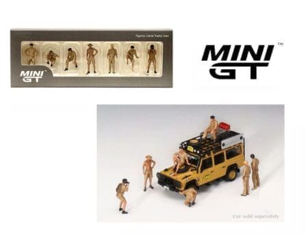 Mini GT 1:64 Metal Figurine Camel Trophy Crew