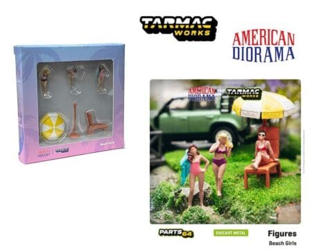 Tarmac Works 1:64 American Diorama Figures Beach Girls - Parts64