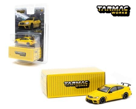 Tarmac Works 1:64 Mercedes-Benz C63 AMG Black Series (Yellow Metallic) - Global64