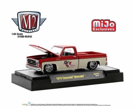 M2 Machines 1:64 1979 Chevrolet Silverado "Go With Edelbrock" - MiJo Exclusives Limited Edition - Image 2