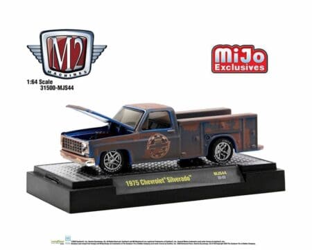 M2 Machines 1:64 1975 Chevrolet Silverado Utility Truck "Chevrolet Special Equipment" - MiJo Exclusives Limited Edition - Image 2