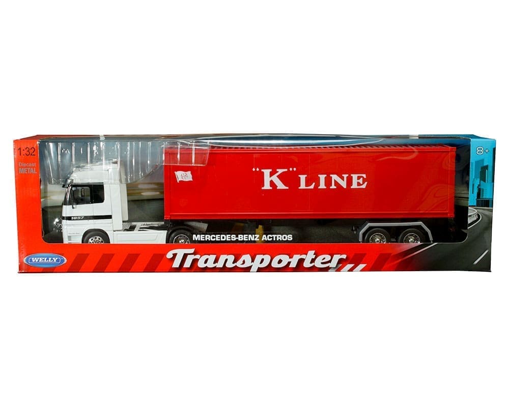 Welly 1 32 Mercedes Benz Actros K Line Trailer White And Red how-to-mark-any-area-on-google-earth-by-google-map-maker-youtube