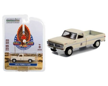 Greenlight 1:64 Fall Guy Stuntman Association - 1972 Ford F-250 Camper Special - Hollywood Special Edition