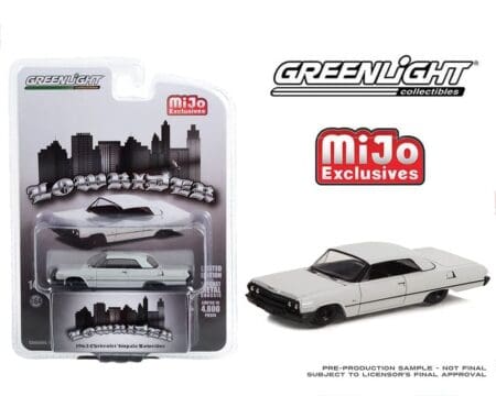 Greenlight 1:64 Lowrider 1963 Chevrolet Impala SS - Grey - Limited 4,800 Pieces - MiJo Exclusives