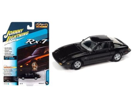 Johnny Lightning 1:64 1982 Mazda RX-7 (Tornado Silver) - Classic Gold 2022 Release 2 Version A
