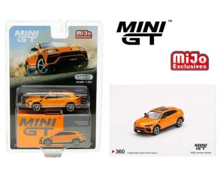 Mini GT 1:64 Lamborghini Urus (Arancio Borealis) - MiJo Exclusives