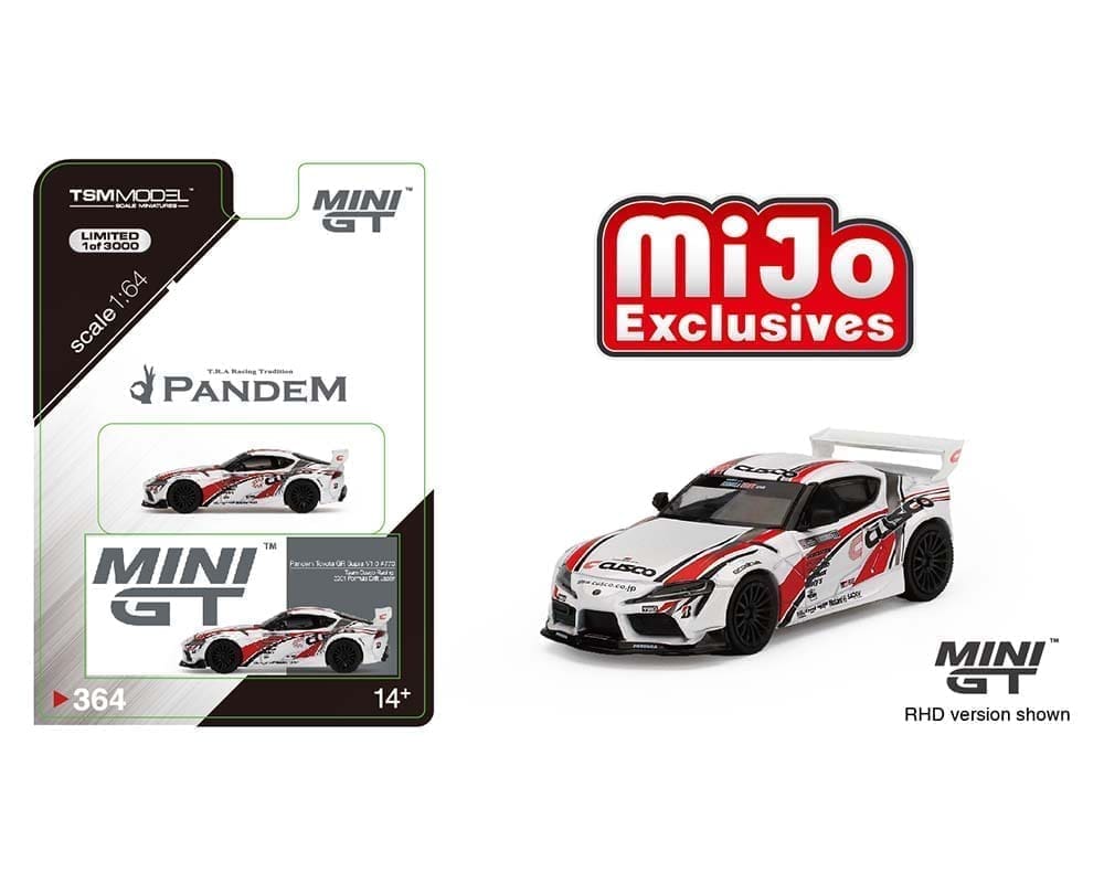 Mini GT 1:64 Pandem Toyota GR Supra V1.0 #770 Team Cusco