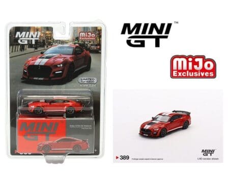 Mini GT 1:64 Shelby GT500 SE Widebody (Ford Race Red with White Stripes) - MiJo Exclusives