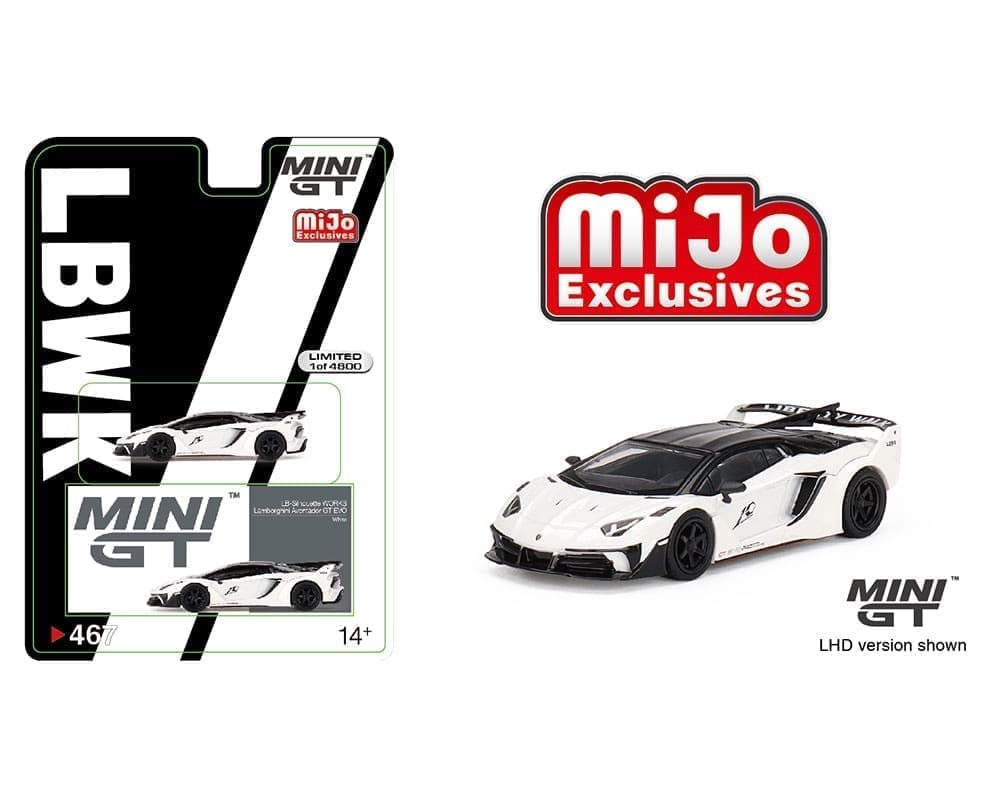 Mini GT 1:64 LB-Silhouette WORKS Lamborghini Aventador GT Mini GT 1:64 LB-Silhouette WORKS Lamborghini Aventador GT