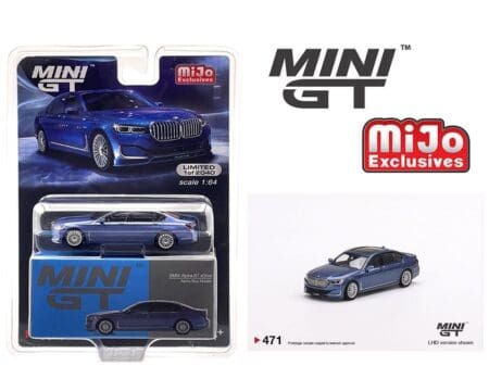 Mini GT 1:64 BMW Alpina B7 xDrive Alpina Blue Metallic - Mijo Exclusive