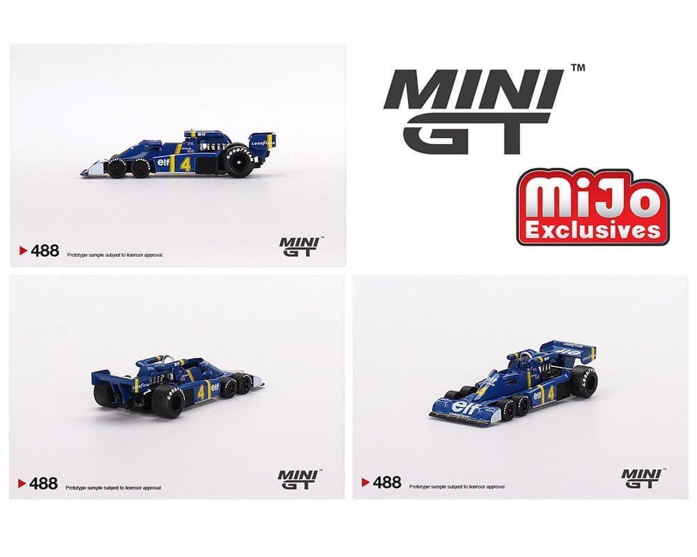 Preorder) Mini GT 1:64 Grand Prix 1976 Tyrrell P34 #4 Spanish GP – M and J  Toys Inc. Die-Cast Distribution | Specializing in Die-cast Collectibles  Since 1987