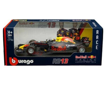 Bburago 1:18 TAG Heuer RB13 Daniel Ricciardo #3 - Matte Dark Blue - Race - RedBull Racing