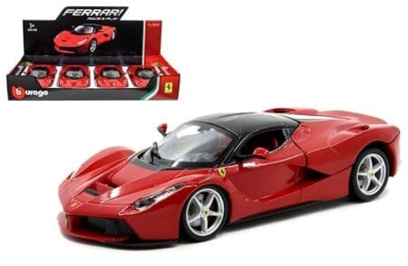 Bburago 1:24 LaFerrari - Ferrari Race & Play - Display Tray Set of 4
