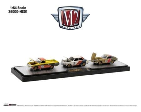 M2 Machines 1:64 Nissan Datsun 3-Car Set - Auto-Haulers Release HS01 Hobby Exclusives