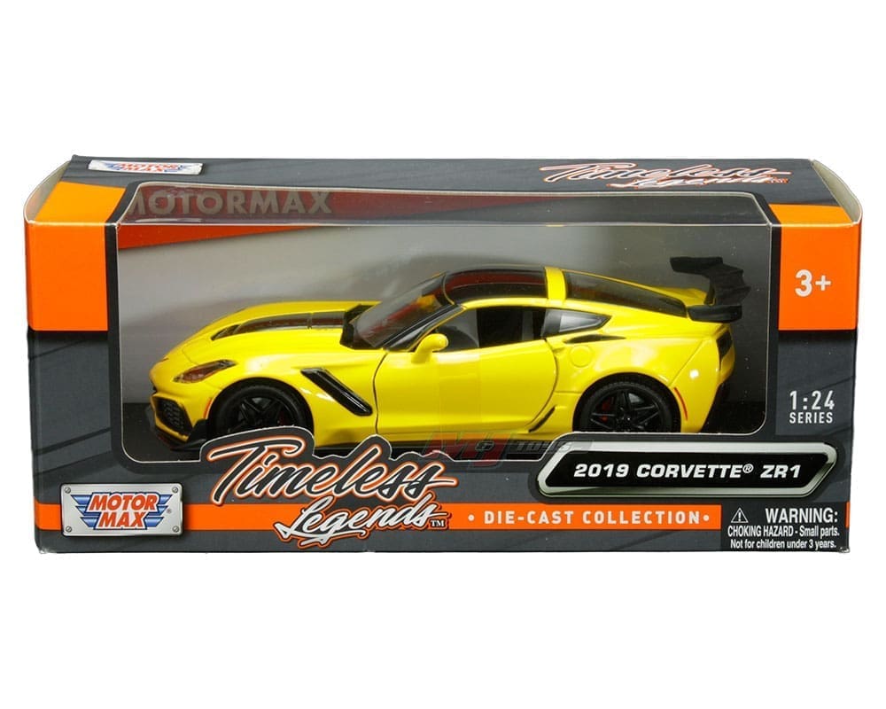 Motormax 1:24 2019 Chevrolet Corvette ZR1 (Yellow