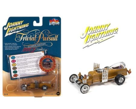 Johnny Lightning 1:64 Pop Culture 2022 Release 3 - Trivial Pursuit The Munsters Drag-U-La Solid Case