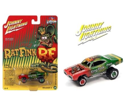 Johnny Lightning 1:64 Pop Culture 2022 Release 3 - Ratfink 1970 Dodge Super Bee Solid Case