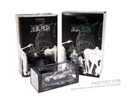 Tarmac Works x One Piece 1:64 Thousand Sunny Toyota Hilux with Oil Can - Image 2