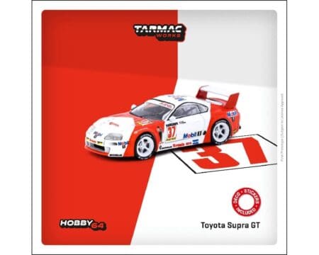 Tarmac Works 1:64 Toyota Supra GT BPR Zhuhai 1995  P. Alliot / P-H. Raphanel #37 w/ Case