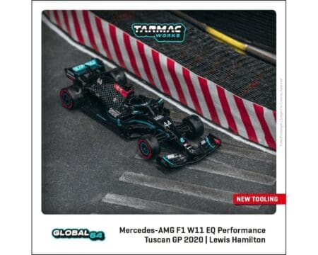 Tarmac Works 1:64 Mercedes-AMG F1 W11 EQ Performance Tuscan Grand Prix 2020 Winner Lewis Hamilton