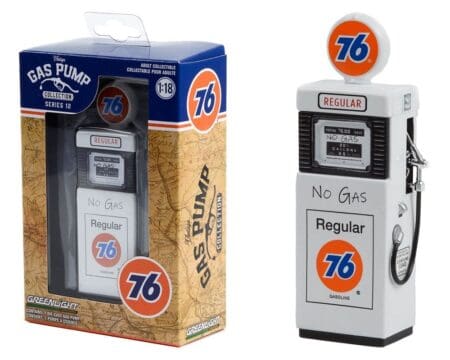 Greenlight 1:18 1951 Wayne 505 Gas Pump Union 76 Regular Gasoline 'No Gas' - Vintage Gas Pump Collection Series 12