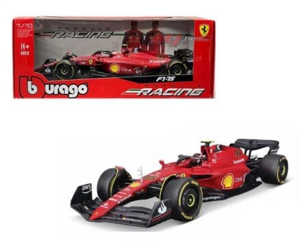 Bburago 1:18 Ferrari Racing F1-75 2022 #55 C. Sainz - Scuderia Ferrari Racing