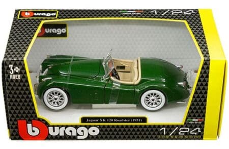 Bburago 1:24 1951 Jaguar XK120 Roadster - Plus