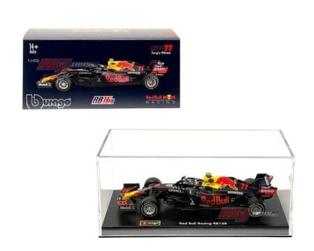 Bburago 1:43 Honda Red Bull RB16B Sergio Perez #11 - Race