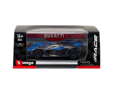 Bburago 1:43 Bugatti Bolide (Two-Tone Blue/ Grey) - Race