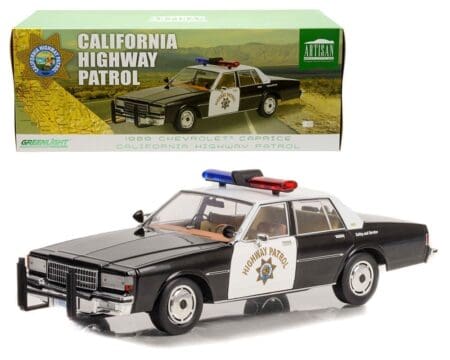 Greenlight 1:18 1989 Chevrolet Caprice Police - California Highway Patrol - Artisan Collection