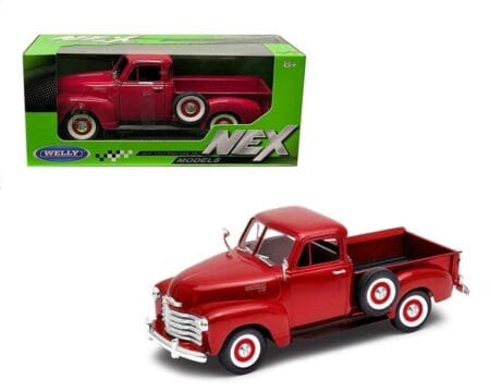 Welly 1:24 1953 Chevrolet 3100 Pickup Pro-stock Rim (Red) - Mijo Exclusives