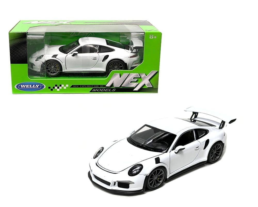Welly 1:24 2016 Porsche 911 GT3 RS (White) - M & J Toys Inc. Die