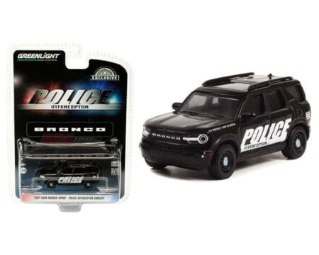 Greenlight 1:64 2021 Ford Bronco Sport - Police Interceptor Concept - Hobby Exclusive