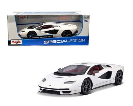 Maisto 1:18 Lamborghini Countach LPI 800-4 (White) - Special Edition