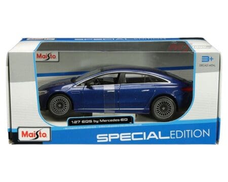 Maisto 1:27 2022 EQS by Mercedes-EQ (Blue) - Special Edition