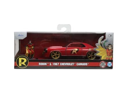 Jada 1:32 1969 Chevrolet Camaro with Robin Figure - DC Comic - Hollywood Rides