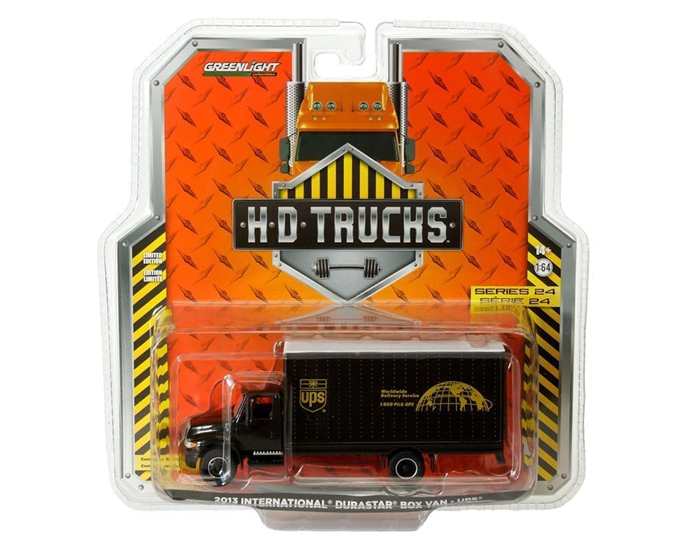 Greenlight 1:64 2013 International Durastar Box Van - UPS - H.D. Trucks Series 24