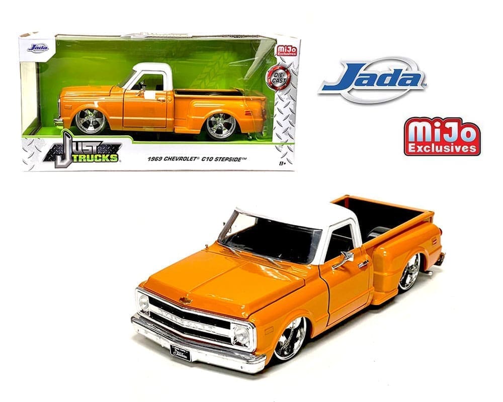 Jada 1:24 1969 Chevrolet C10 Stepside Custom ( Two-Tone