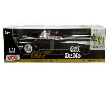 Motormax 1:18 1957 Chevrolet Bel Air (Black) Dr. No - 007 James Bond Collection